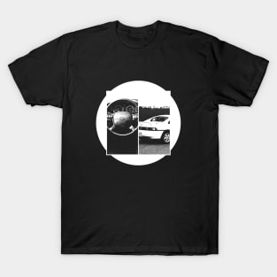 TOYOTA MR2 MK2 Black 'N White 5 (Black Version) T-Shirt